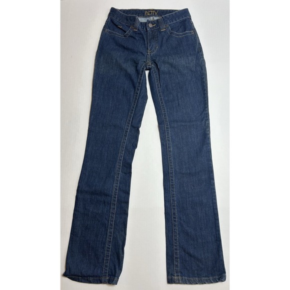 Kimes Ranch Denim - Kimes Ranch Betty Women's 2x32 Blue Denim Mid Rise Straight Western Jeans